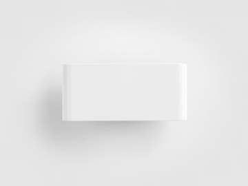 TWO FLAGS WALL - LED painted metal wall lamp by Danese Milano - view 2